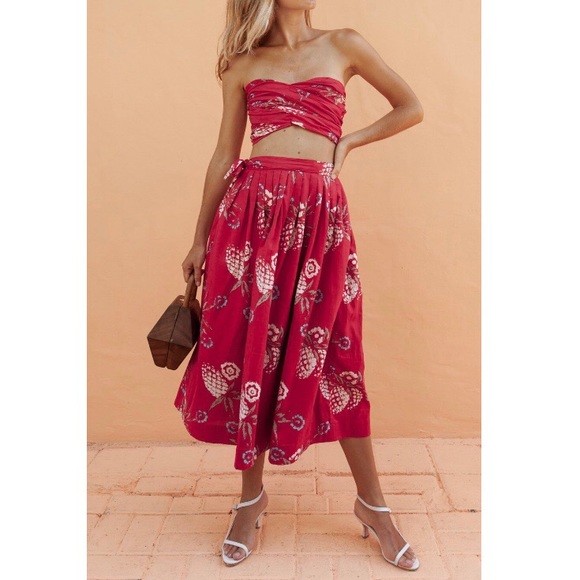 Posse Zina Set Red Pineapple *Bandeau top* - Picture 3 of 8